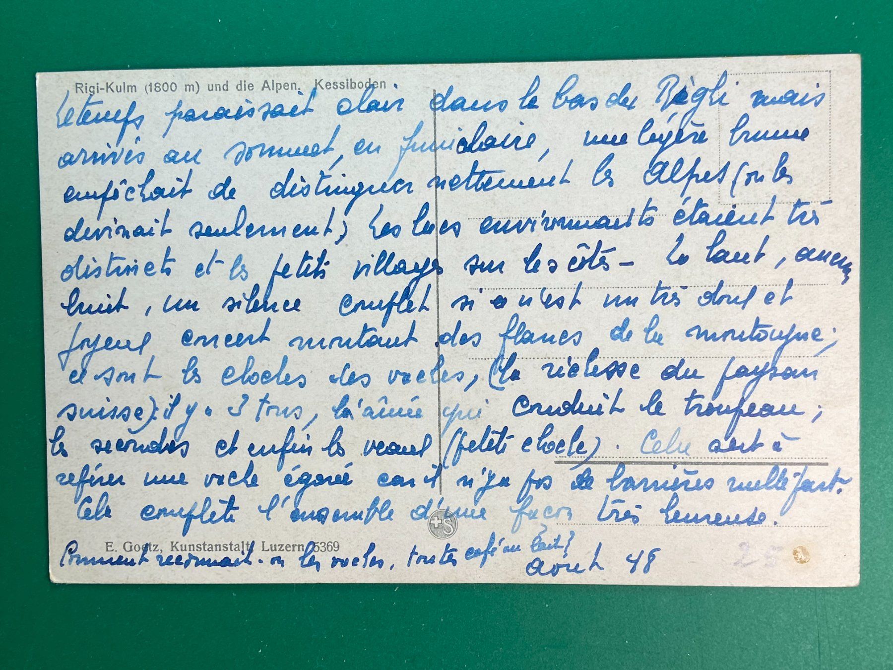 Cartoline postali: Rigi-Kulm und die Alpen – Usato da Steg VS venduto da danwer74 1