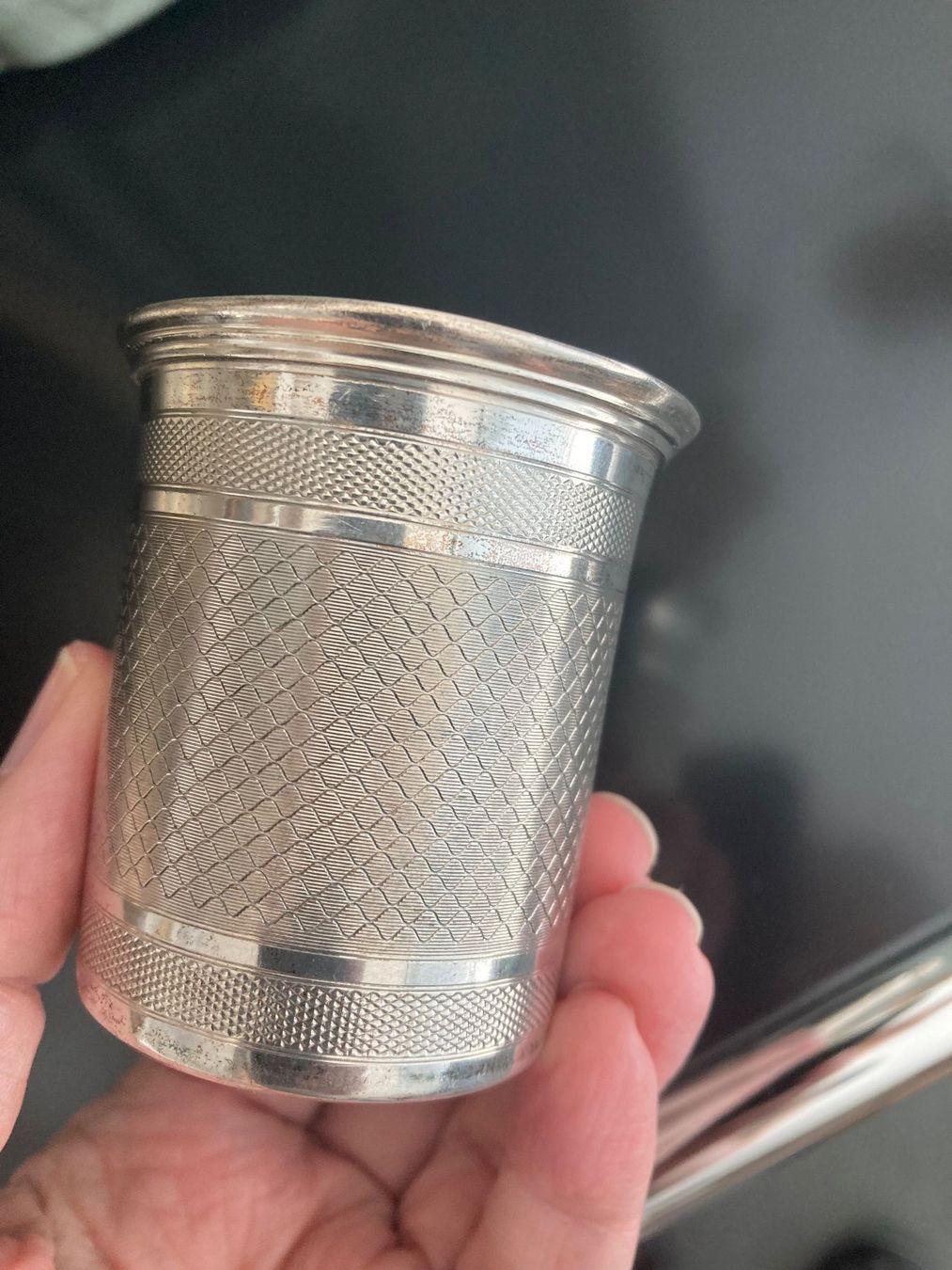 Toutes les décorations: TAUFBECHER ANTIK SILBER PUNZIERT, WUNDERSCHÖN! – Neuf (Voir description) à Zürich par kostbares 5