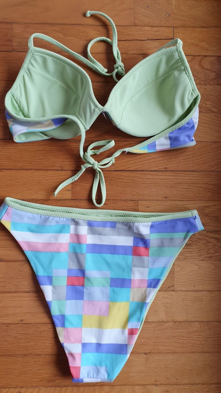Costumi da bagno & Bikini: Bikini Double-face hellgrün / mehrfarbig – Usato da Zug venduto da diana.bee 2
