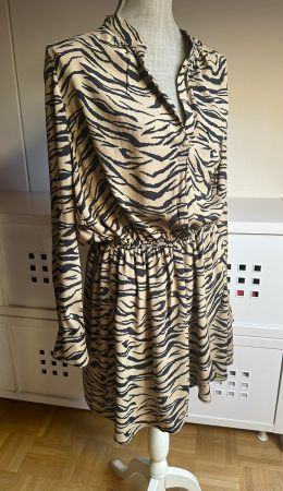 NEUF: Zadig & Voltaire Robe Rinka Tiger taille M