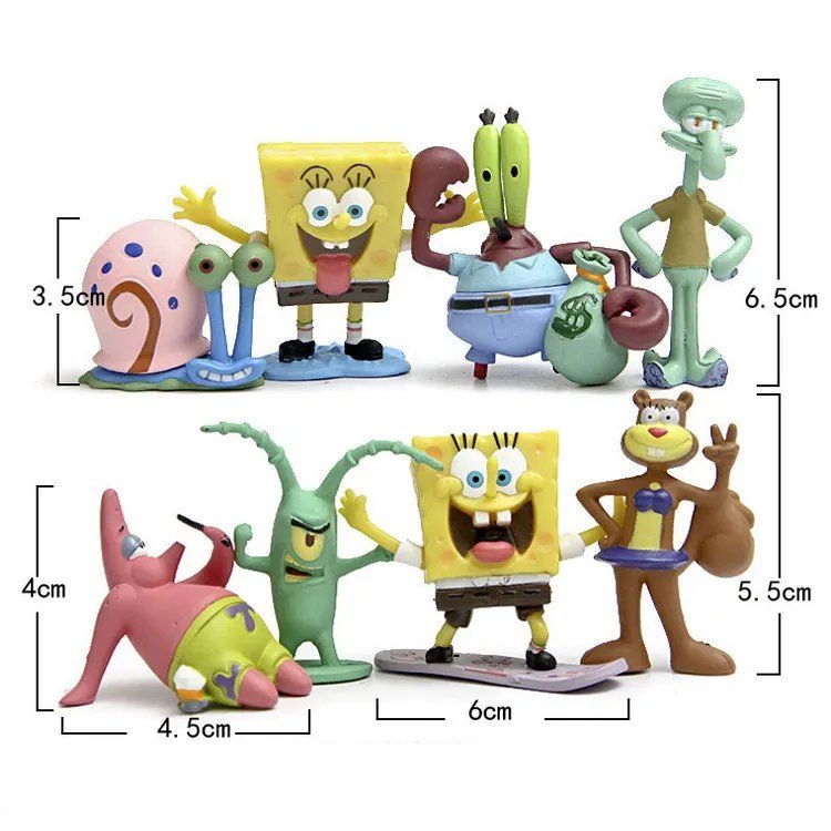 Figuren/SpongeBob Schwammkopf Bend-Ems Actionfigur Thaddäus:15 Cm | CH