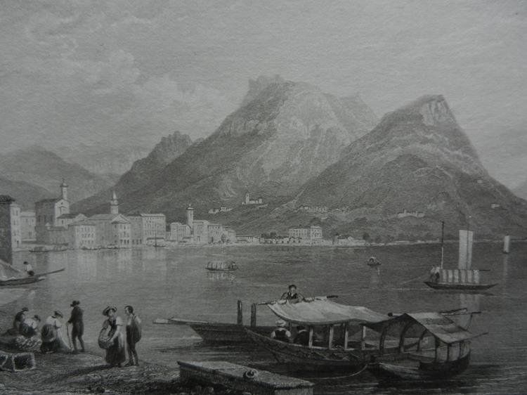 Gravures: Lugano von Bartlett – D'occasion à Risch par Rischli15 1