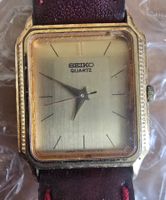Seiko Quartz 7321-5040 Vintage Tank – Goldfarben – Damen