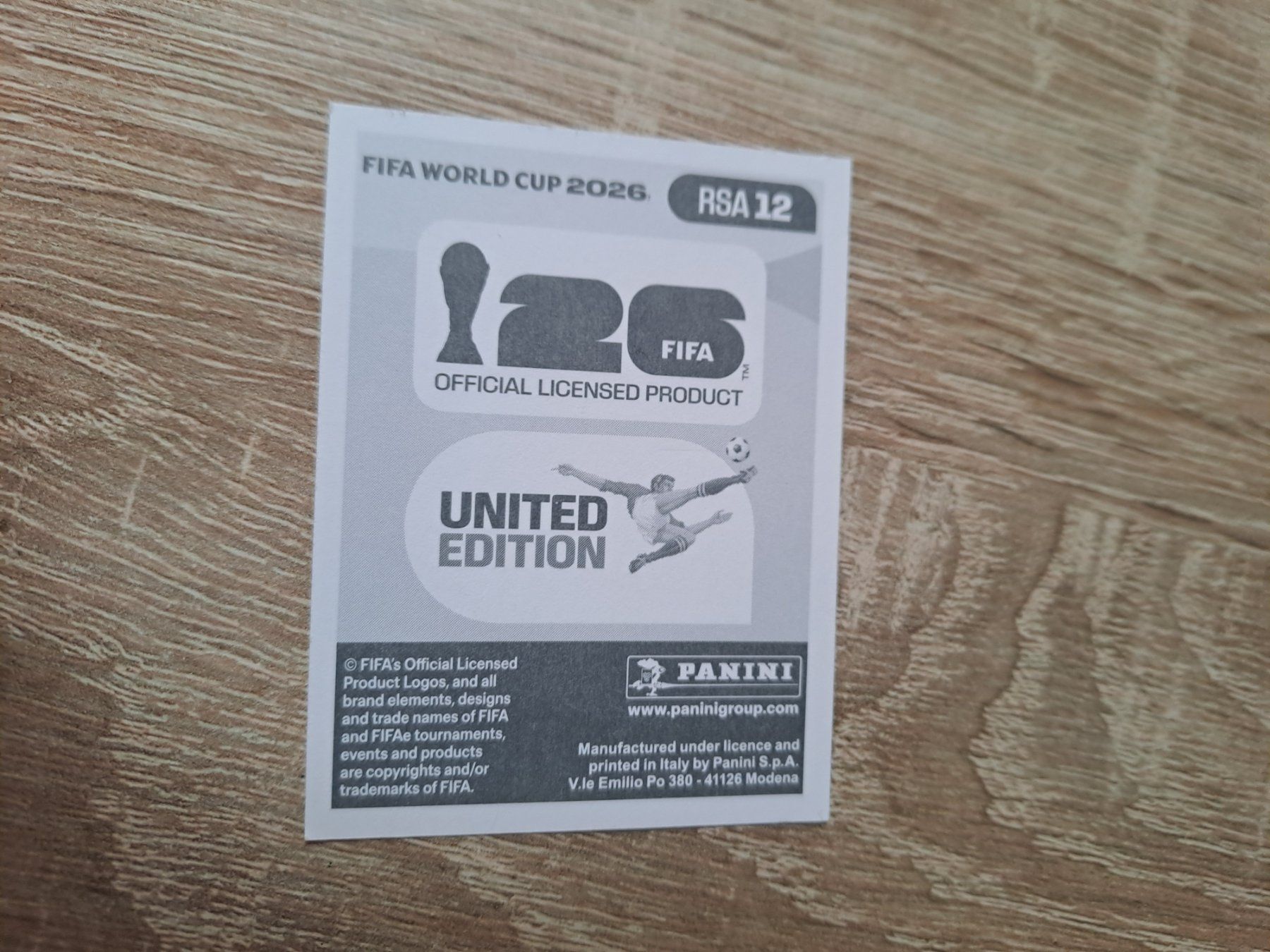 Fifa Carte collezionabili: RSA 12 – Nuovo (secondo la descrizione) da Pratteln venduto da olliw 1