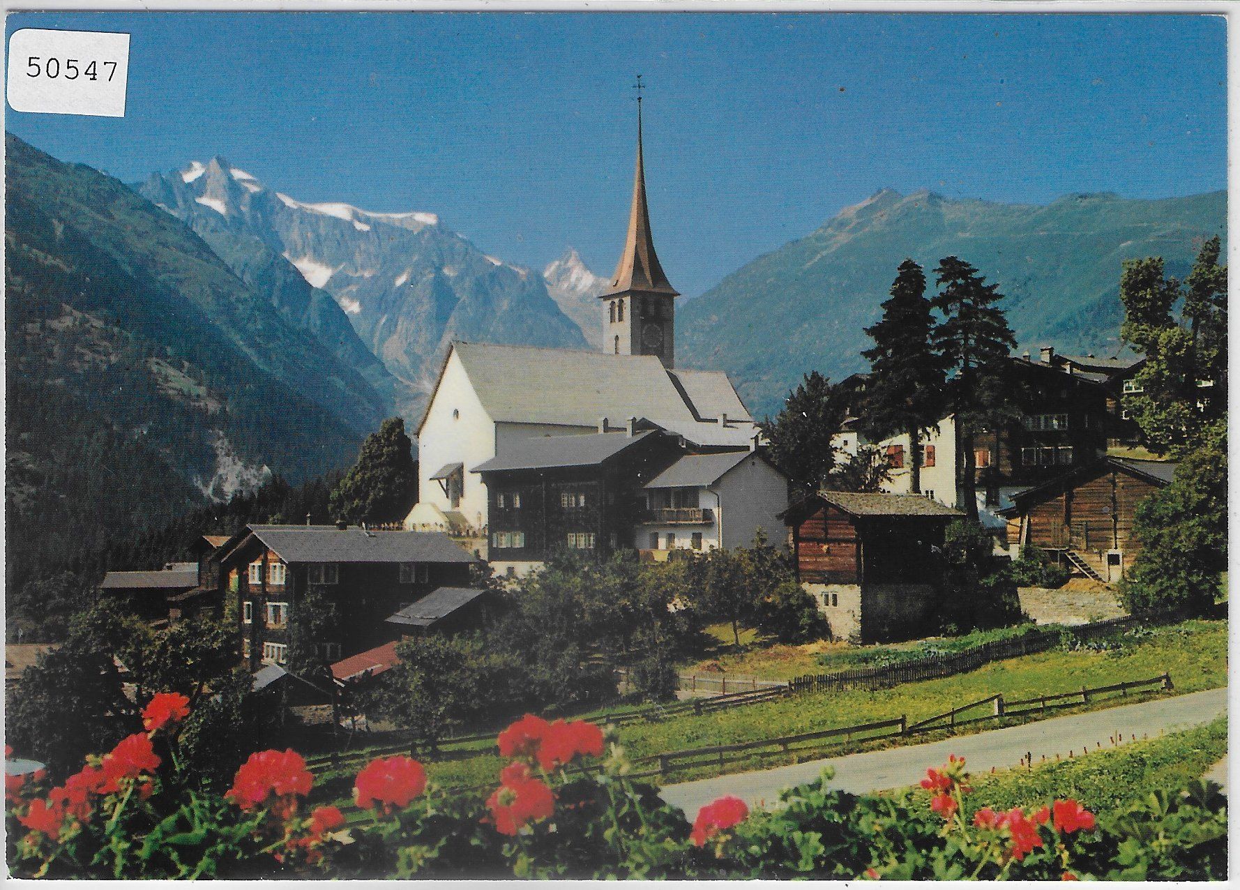 Ansichtskarten: Ernen VS - Kirche – Gebraucht aus Ettingen von Kartenplanet