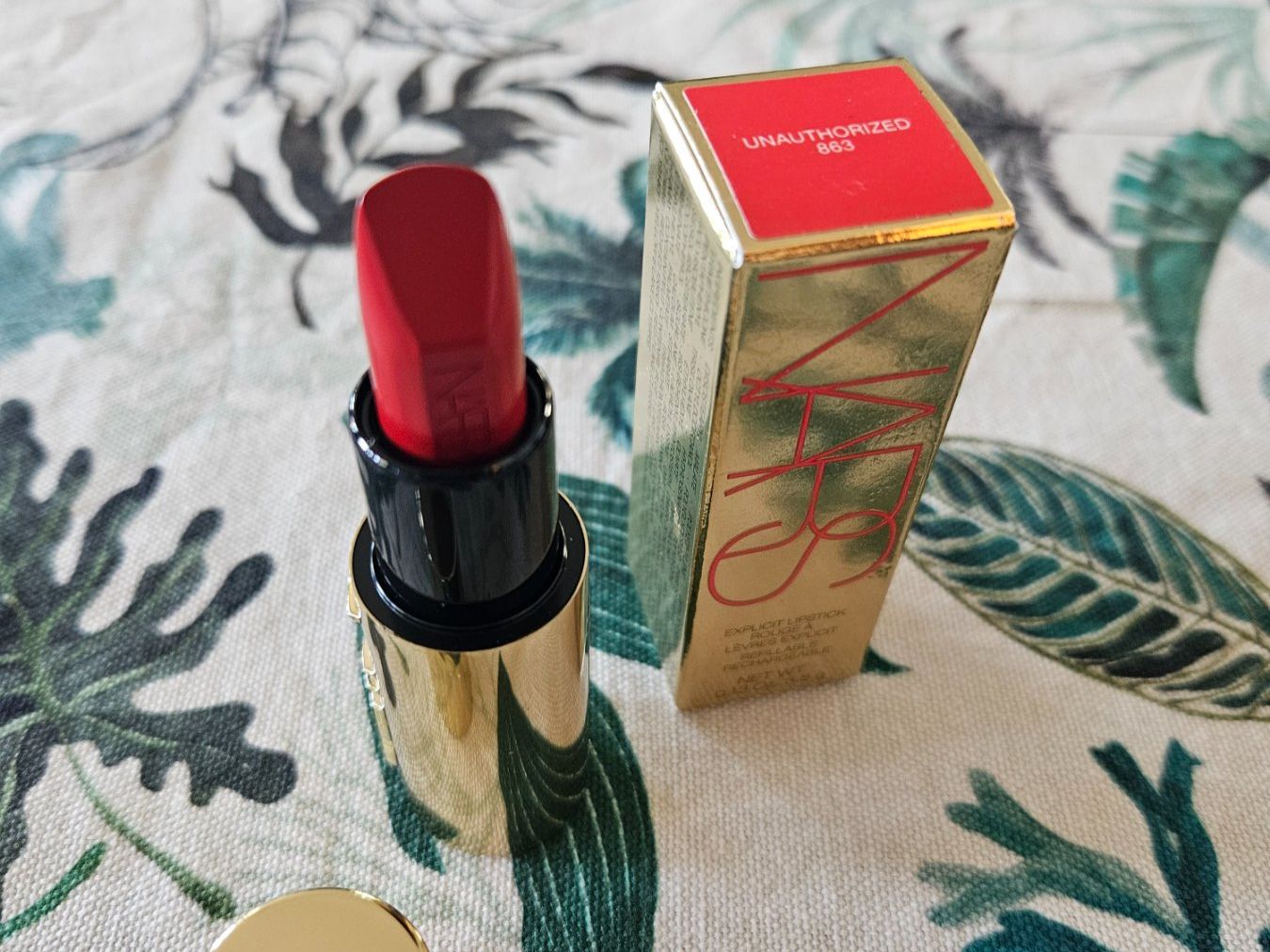 Nars Make-up: Nars Lippenstift, Farbe Unauthorised 863, Neu & ungebraucht – Nuovo e nell'imballaggio originale da Zürich venduto da SkullLady88