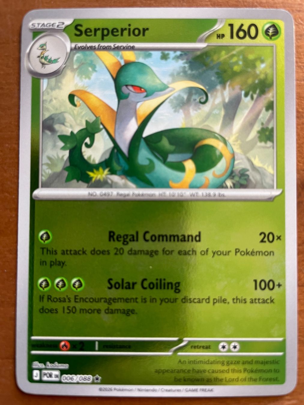Pokémon Sammelbilder & Trading cards: Pokemon Serperior Reverse (Versand gratis) – Neu (gemäss Beschreibung) aus Chur von Angerson