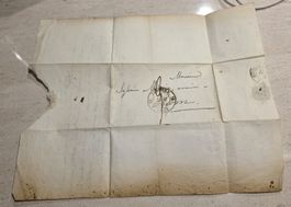 Briefe Vorphilatelie Faltbrief  Guingamp 1 Mai 1835
