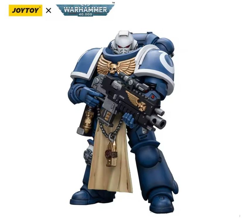 JOYTOY Warhammer 40K Ultramarines Bolt Rifle 1/18 (Neu und ...