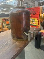 Vintage Kupfer  Getränkespender Eimailliert