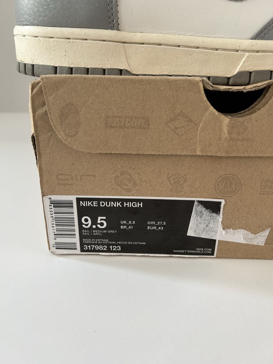 Nike Herrenschuhe: Nike Dunk High Medium Grey Sail Pack 2011 – Gebraucht aus Gockhausen von pierrezhh 4