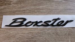 Boxster Emblem Schwarz Glanz