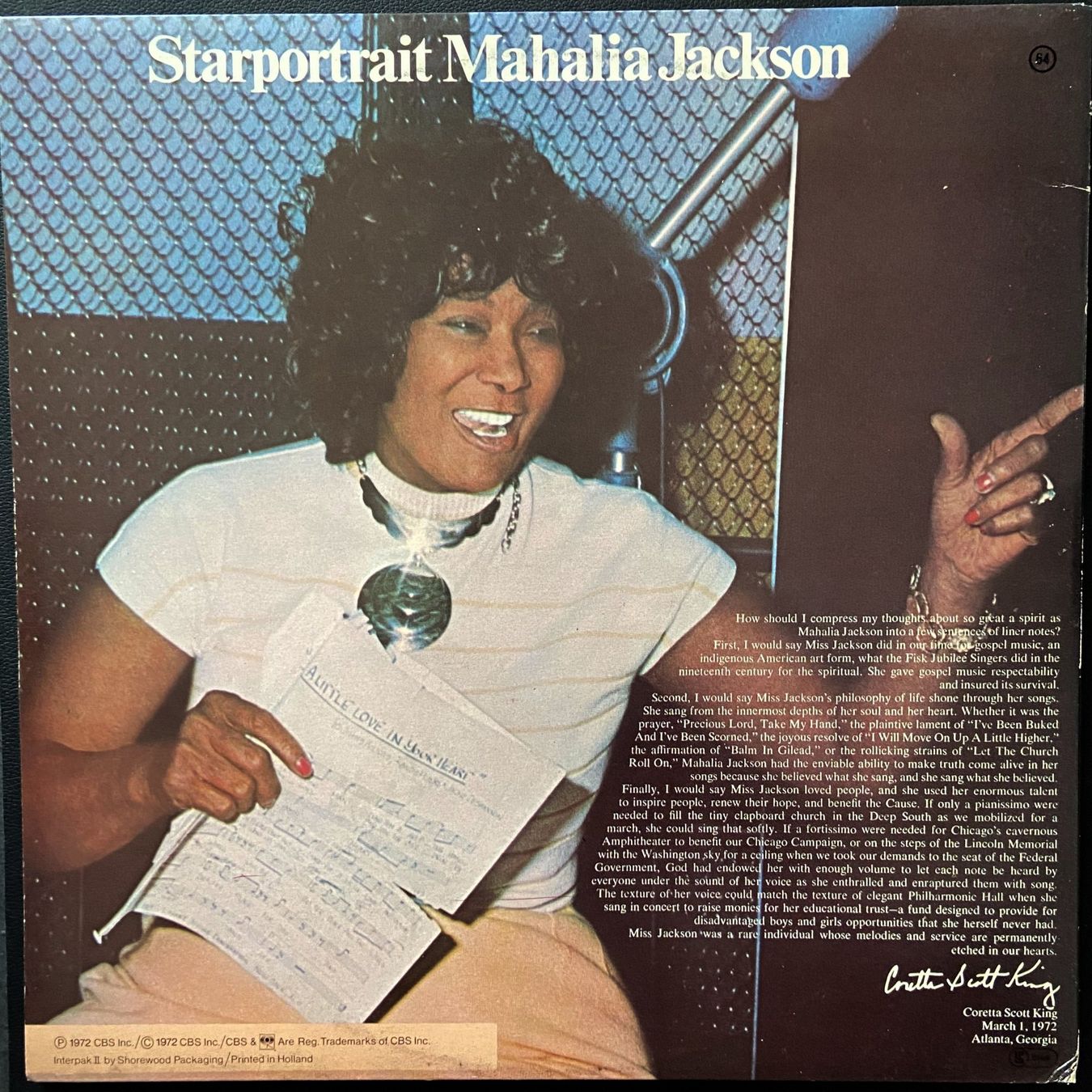 Dischi in vinile: Mahalia Jackson - Starportrait – Usato da Feldbach venduto da CDF10 1