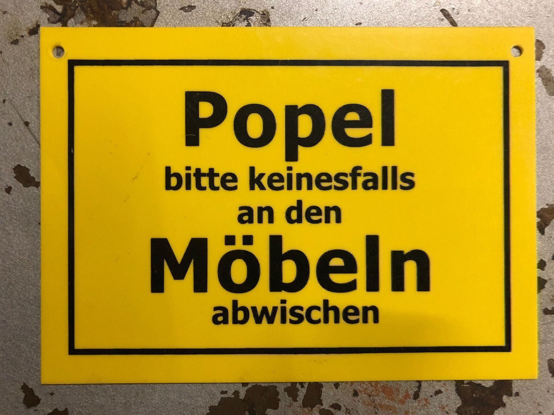 Schilder: Hinweis spruch schild Zimmer – Neu (gemäss Beschreibung) aus Reinach AG von rares75