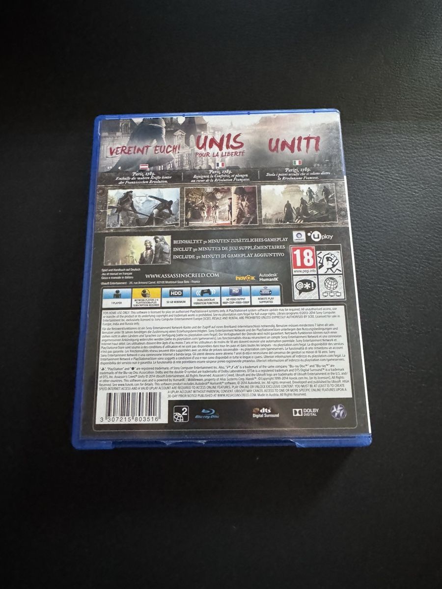 Spiele: Jeu PS4 Assassin's Creed Unity Special Edition – Gebraucht aus Blonay von ADO_79 1