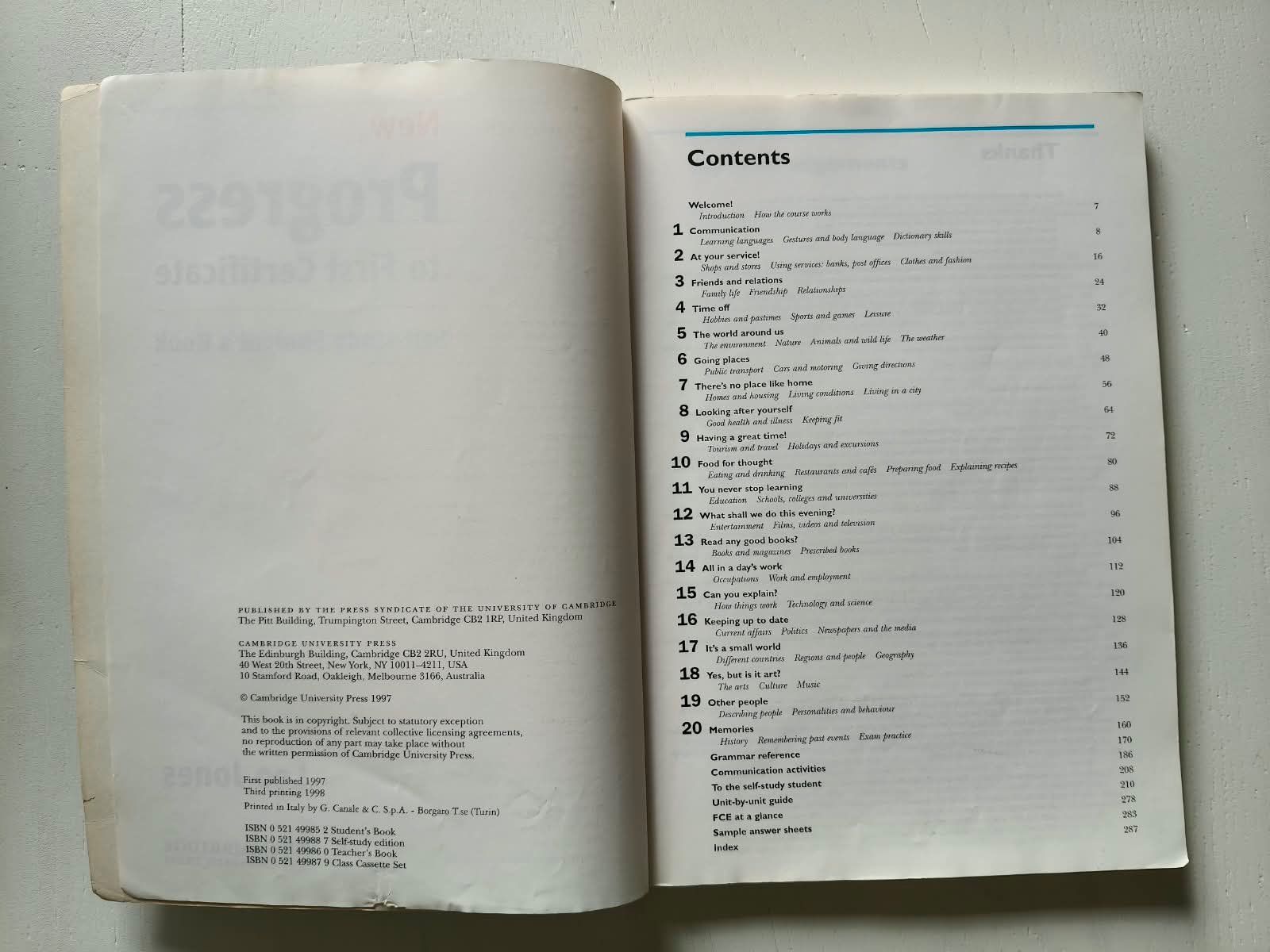 Libri: Progress to First Certificate – B2 – Usato da Winterthur venduto da Arkadii 1