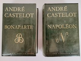 2 Bücher André Castelot  Bonaparte, Napoleon