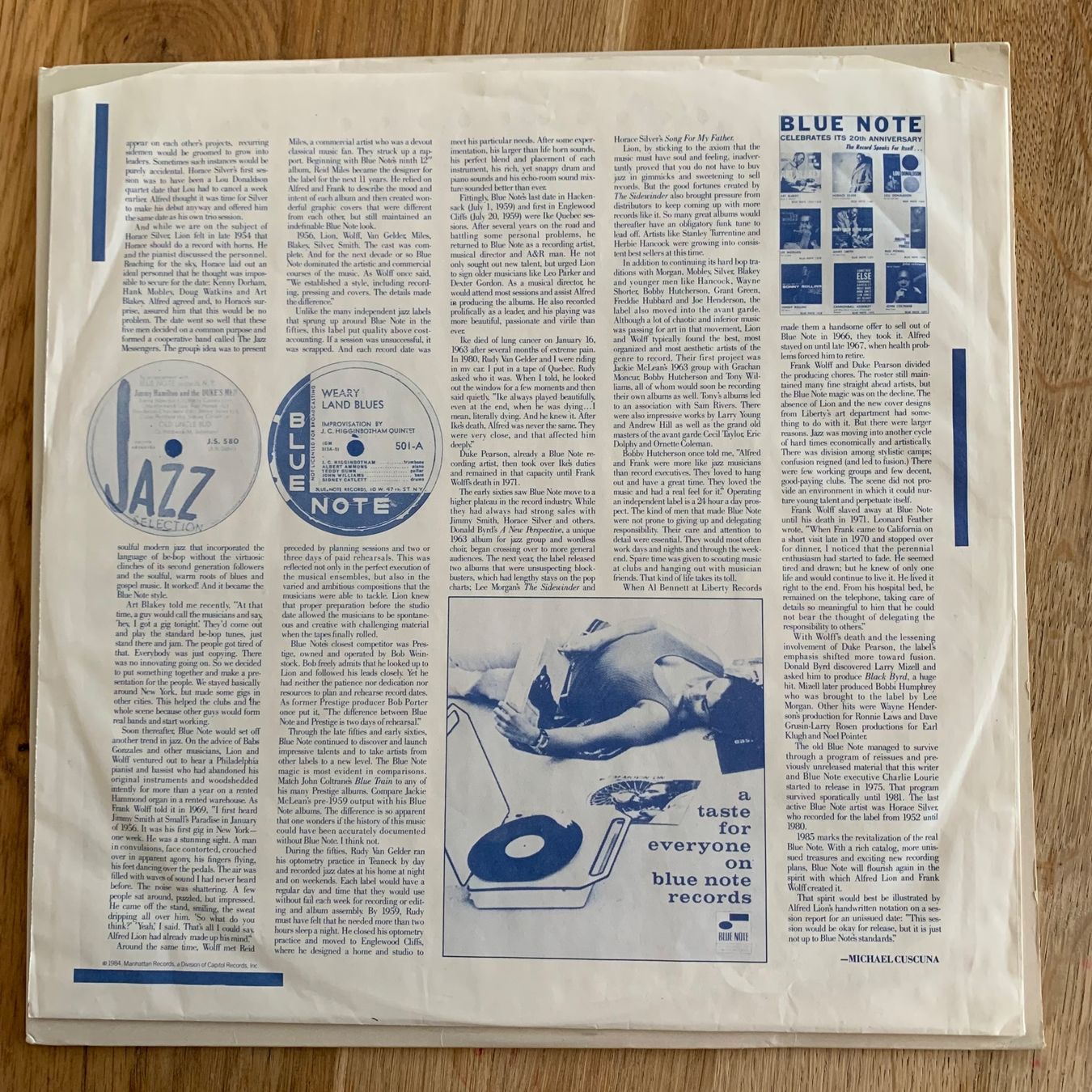 Dischi in vinile: ONE NIGHT WITH BLUE NOTE VOL. 1...COMPIL US 1985...VG++/VG+ – Usato da Gals venduto da Diskopatshop 2