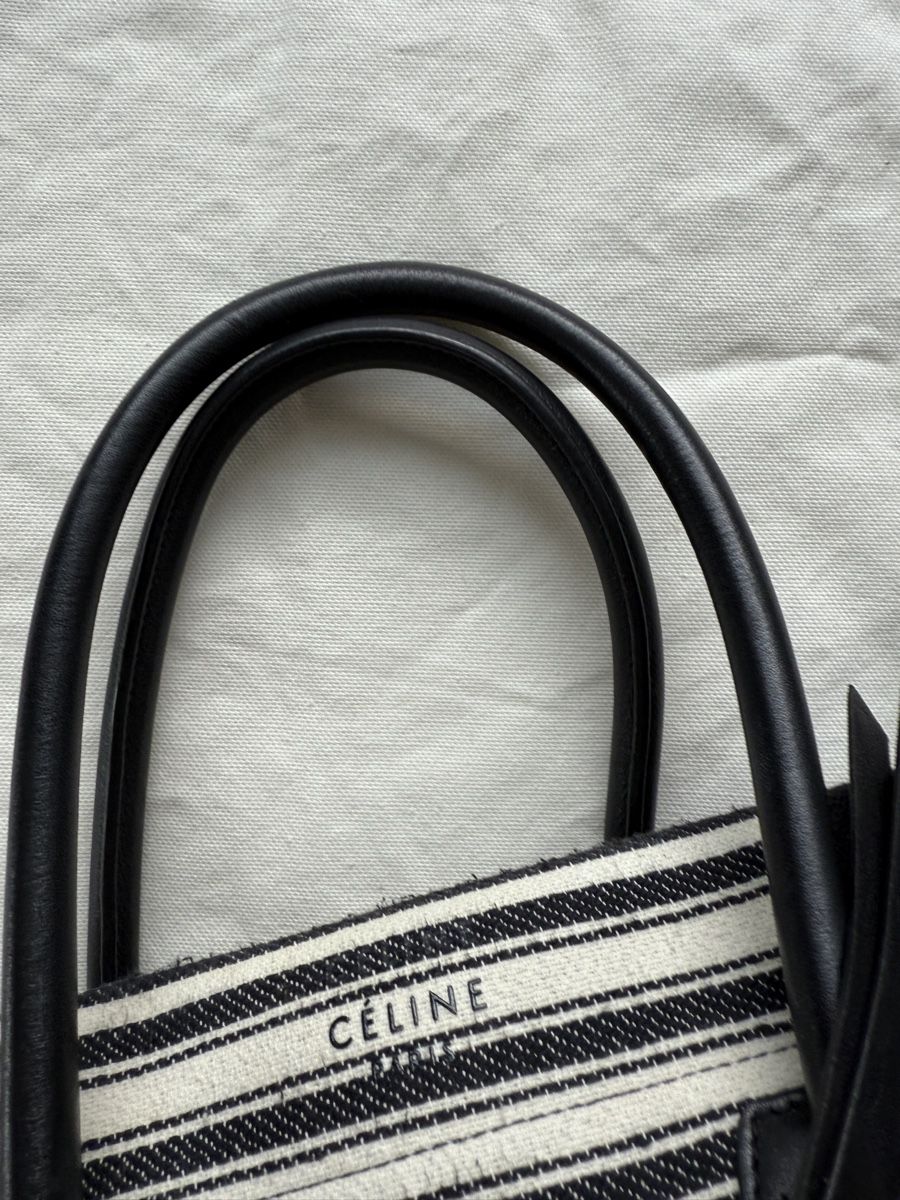 Celine Taschen für Damen: Céline Cabas Phantom Bag, Streifenmuster, Top Zustand! – Gebraucht aus Küsnacht ZH von divarocci 3