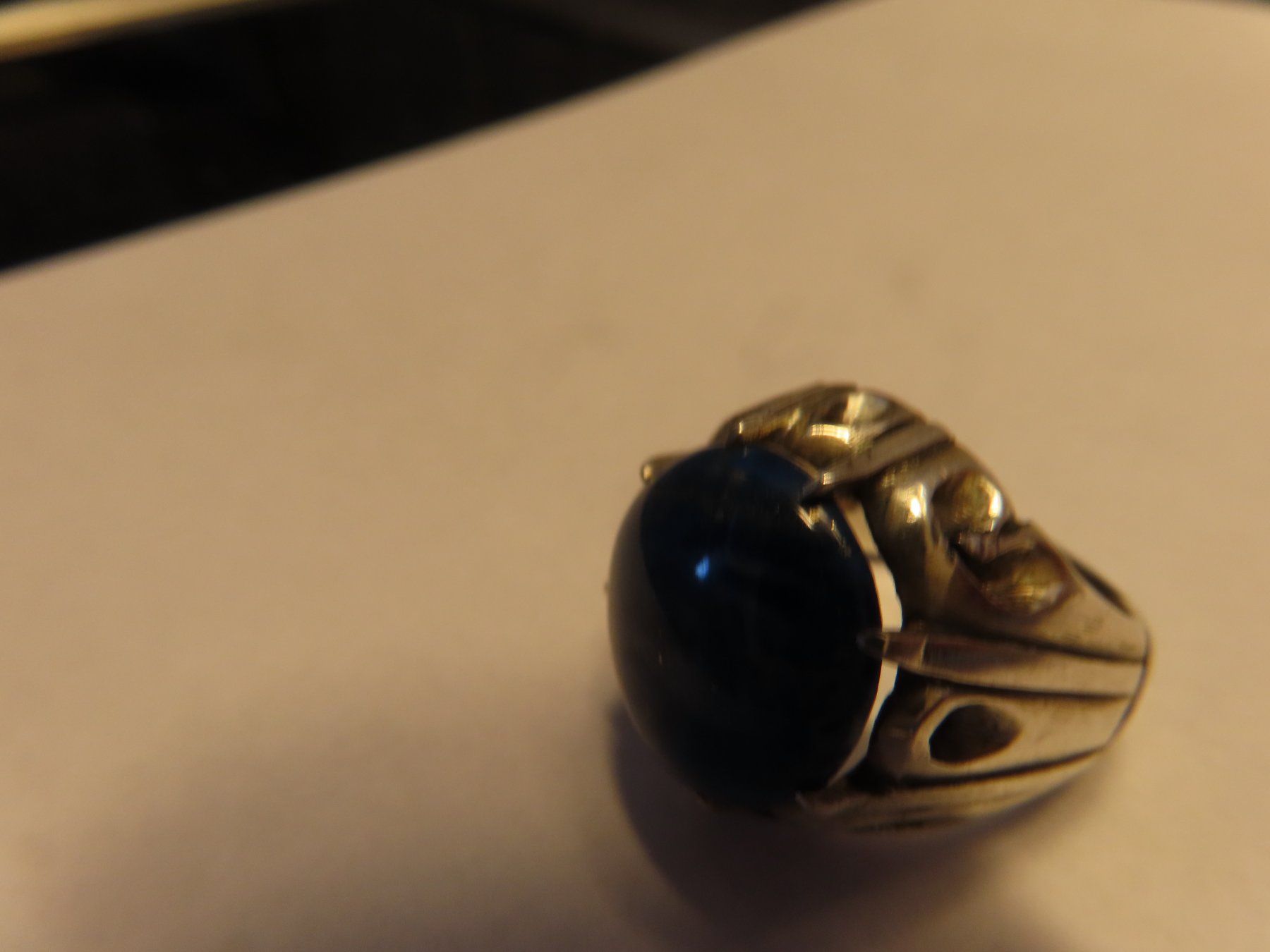 Anelli: Silber Ring Mit Lapislazuli – Usato da Rüfenacht BE venduto da mada05 3