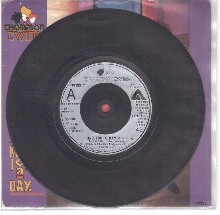 Dischi in vinile: Single7  Thomson Twins  --  King for a Day – Usato da Rheinau venduto da asteng