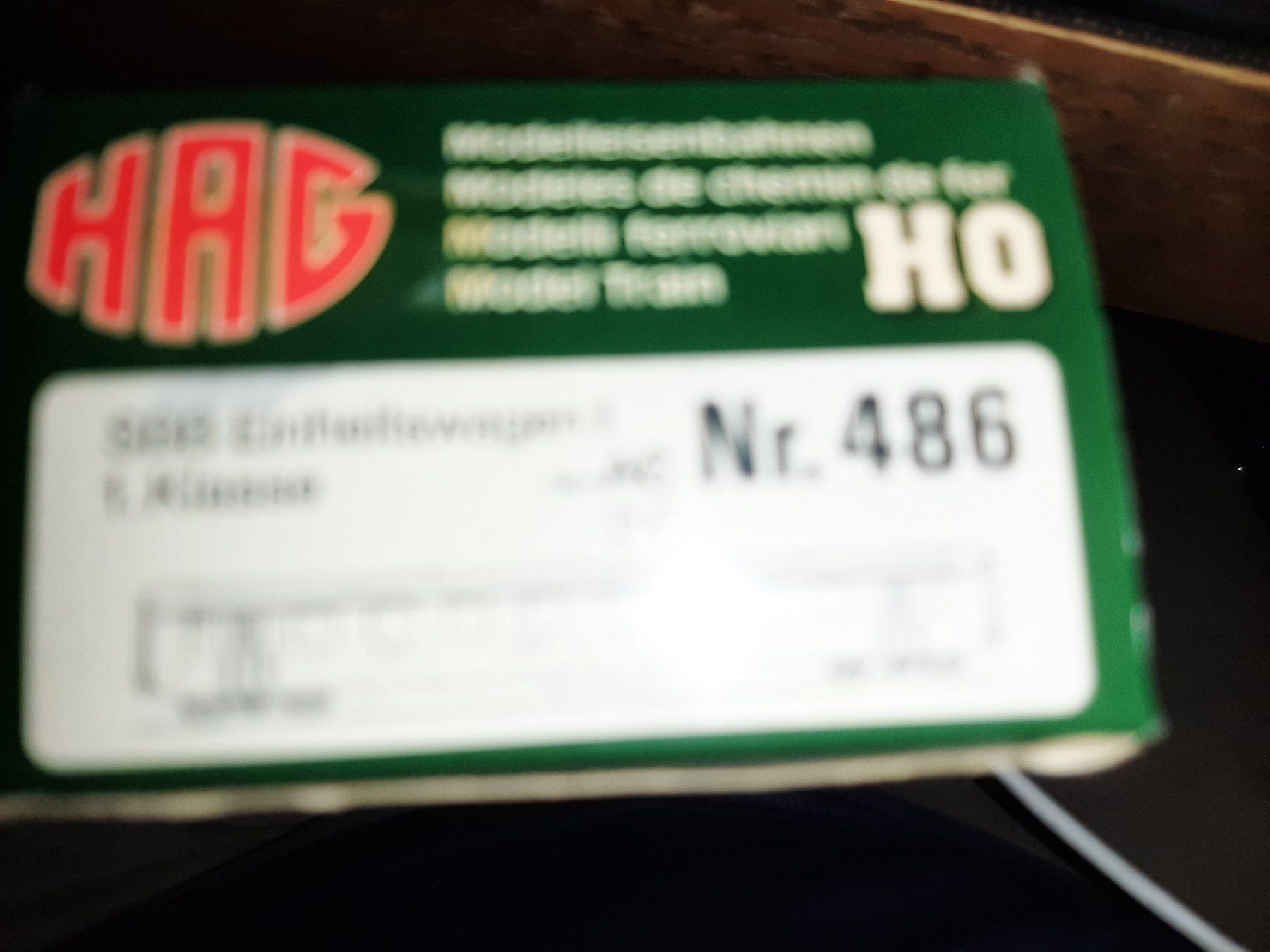 Hag Modelleisenbahnen: HAG 486 1CL DC – Gebraucht aus Avully von RIVALIS 8
