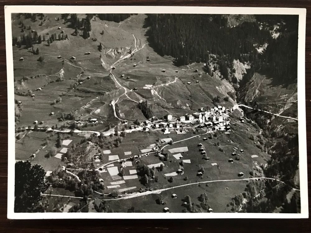 PEIST (Arosa) Schanfigg, Blick vom roten Tritt, 1961 | Kaufen auf Ricardo