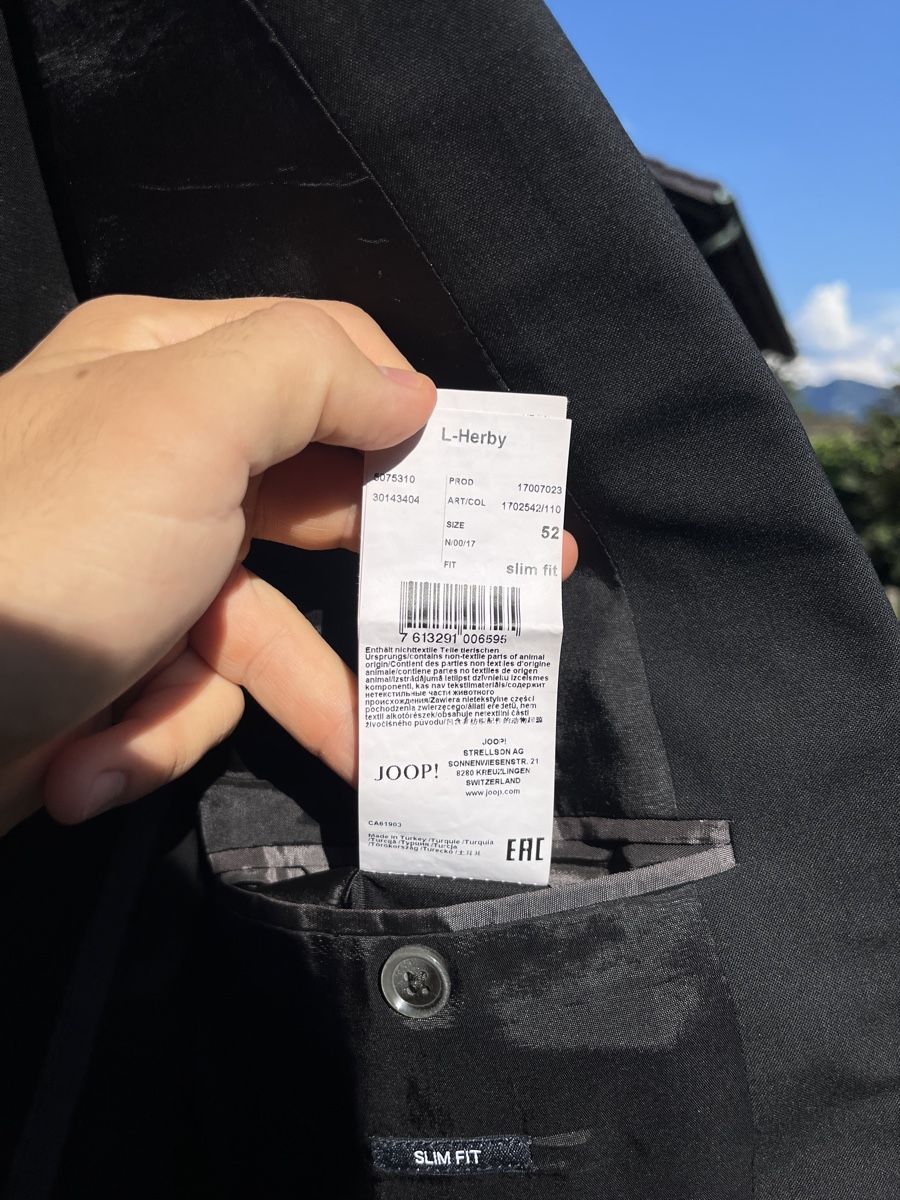 Joop Costumes: JOOP Blazer | Slim Fit | 52 – D'occasion à Luzern par LuzernerShop 4