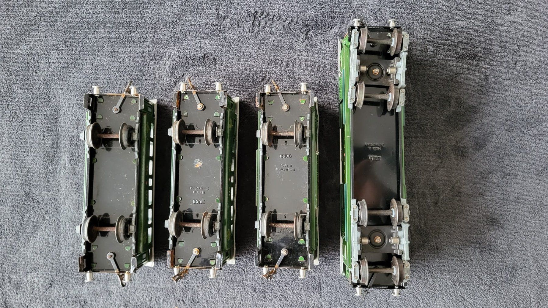 Buco Modelleisenbahnen: Buco Spur 0 - 4 Eisenbahnwagen der SBB – Gebraucht aus Glis von nice68 6