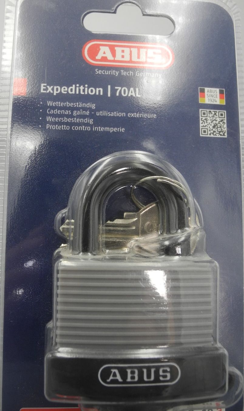 Abus Lucchetti: Abus Sicherheitsschloss Vorhängeschloss Expedition / 70AL – Nuovo e nell'imballaggio originale da Kottwil venduto da Crazyrolf 2