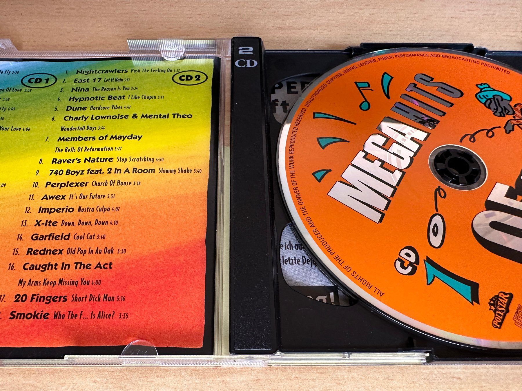 CDs: Various – Mega Hits 95 ½ - 2 CD – Gebraucht aus Rikon im Tösstal von Alpenmutz 2
