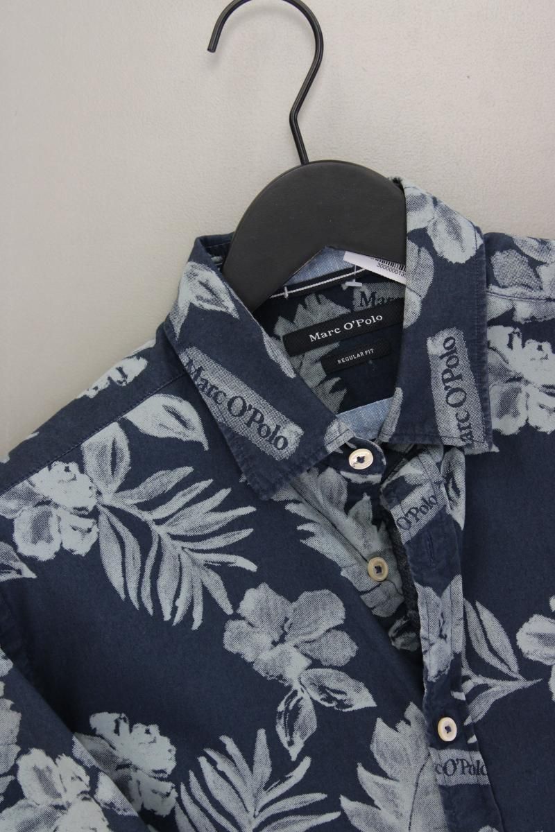 Chemises: Marc O'Polo Kurzarmhemd mit Blumenmuster – D'occasion à Neustadt an der Waldnaab par SecondLifeFashion 1