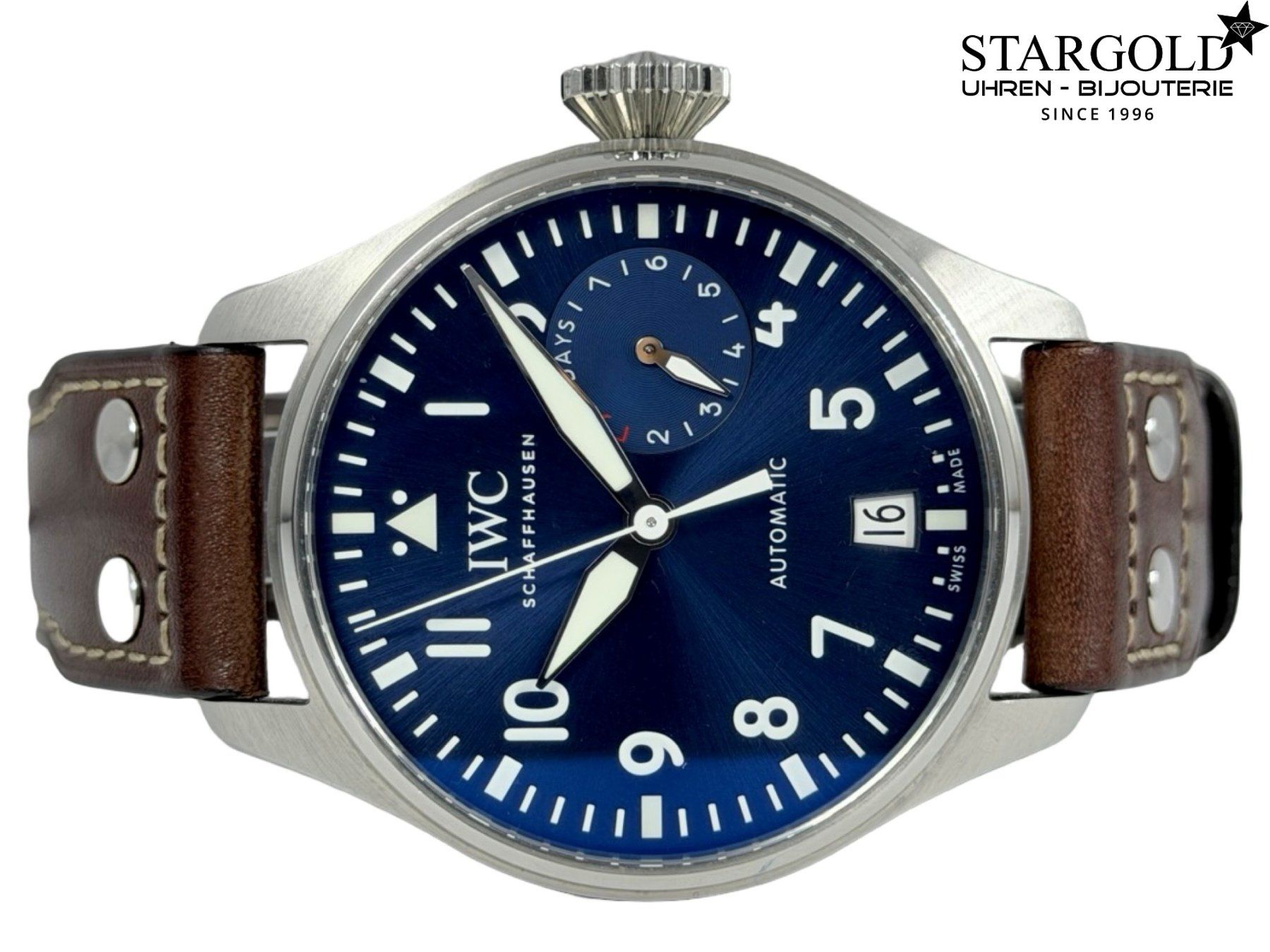 IWC Uhren: IWC Fliegeruhr Big Pilot - IW501002 – Gebraucht aus Zürich von Stargold-Uhren 4