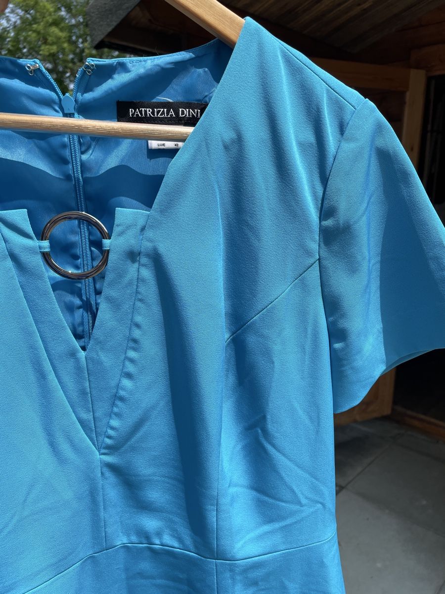 Kleider: Robe 40 bleu Patrizia Dini – Gebraucht aus Montagny-la-Ville von Sissi-Sissi 3