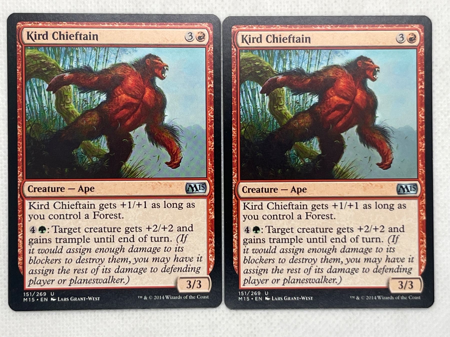 Magic The Gathering Carte collezionabili: Magic The Gathering: Kird Chieftain M15, 2 Stück! – Usato da Hinterkappelen venduto da Kim1992