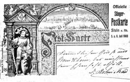 Sänger-Fest Stein am Rhein, 1903