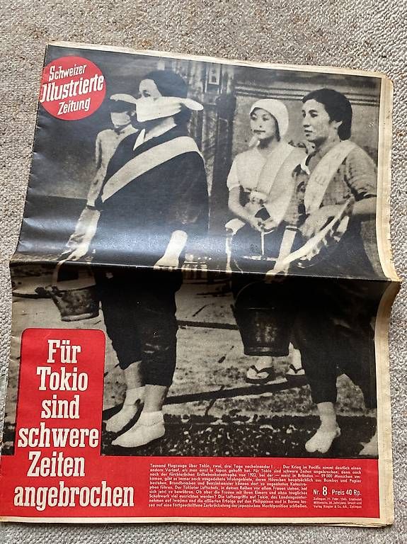 Riviste & Magazine: Kriegsende 1945, Schweizer Illustrierte (6 Hefte) – Usato da Binningen venduto da peter.binningen 1