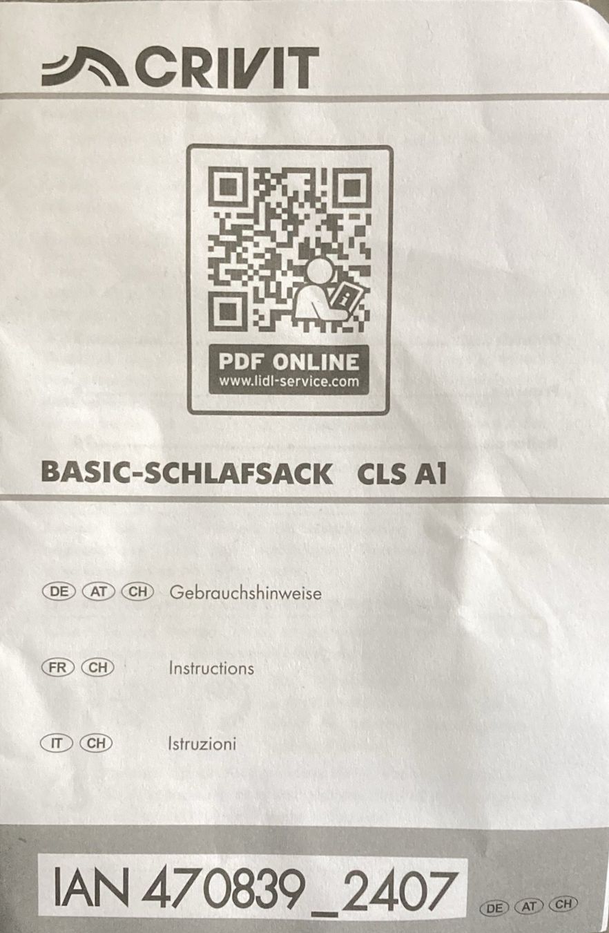 Sacchi a pelo: Gelegenheit! Schlafsack 200x80cm, -4° bis 12°, 1.18kg, – Nuovo e nell'imballaggio originale da Brunnen venduto da zur-hoelle 3