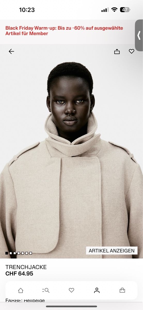 H&M Jacken: Warme Winterjacke Trenchcoat Gr. S beige – Neu (gemäss Beschreibung) aus Zürich von gryffindor_aurorin 6