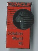 Plaketten & Abzeichen: Oracle Solution World 96, Pin – Gebraucht aus Zürich von t24_de