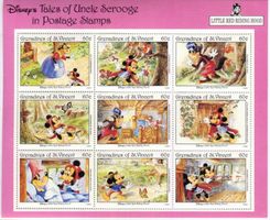 Block "Walt Disney. Micky Maus". St. Vincent