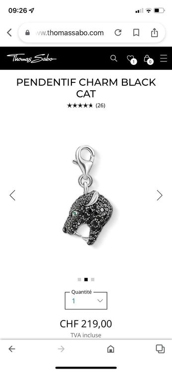 Thomas sabo panther on sale charm