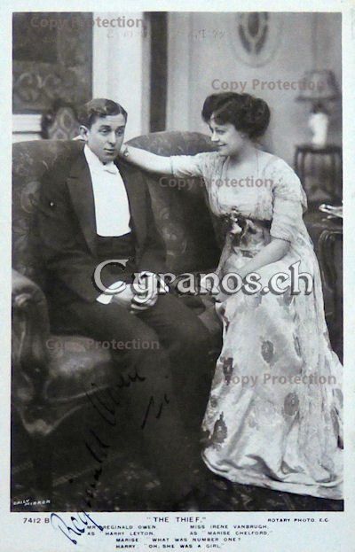 Autografi: Reginald Owen (1887-1972) Schauspieler - Autogramm – Usato da Dietikon venduto da cyranos1