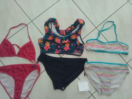 Bikini Set 3-teilig Grösse ca. 152/164  guter Zustand