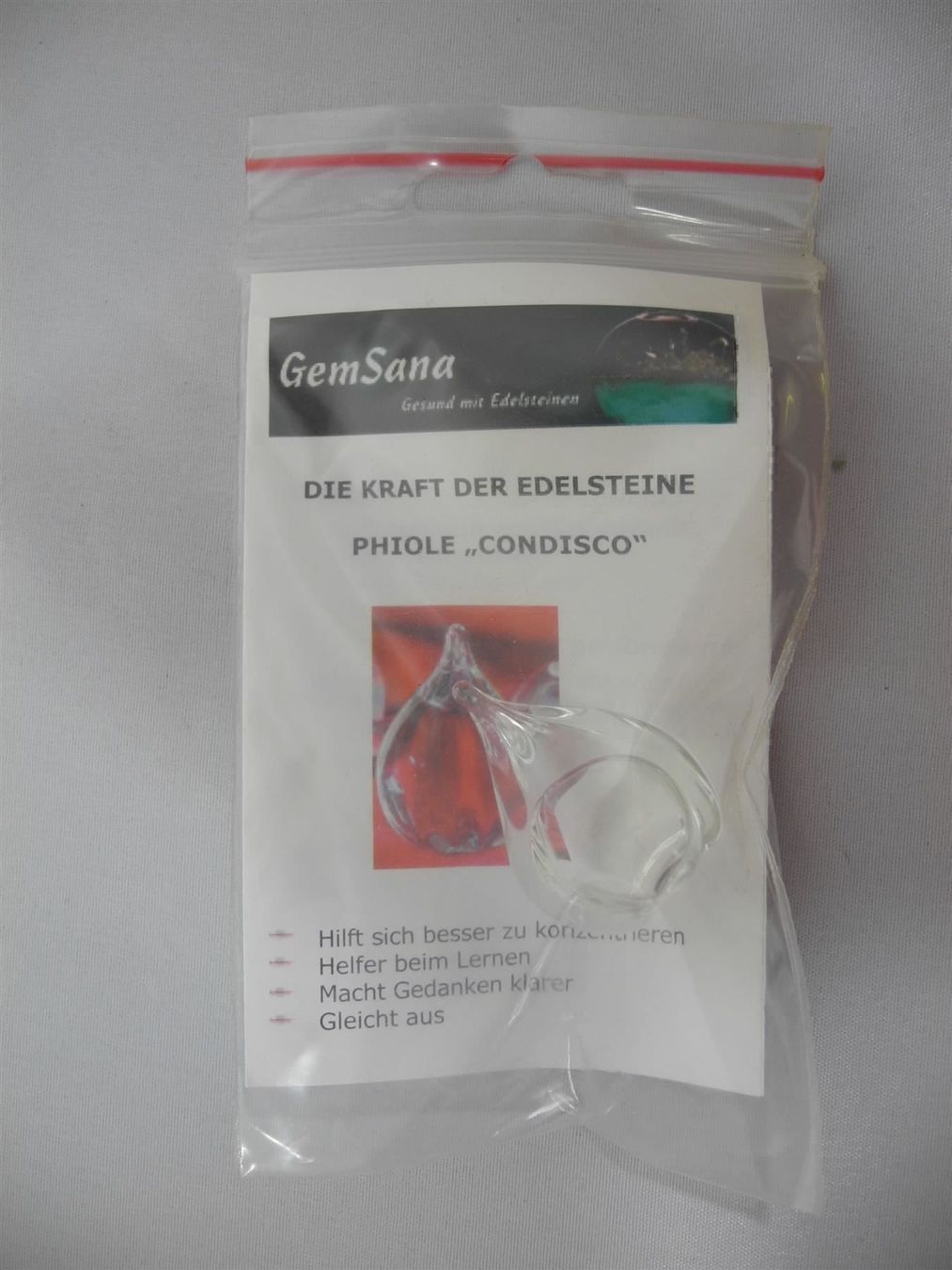 Mineralien & Heilsteine: Chakra  Phiole "Condisco" – Neu und originalverpackt aus Kottwil von Crazyrolf