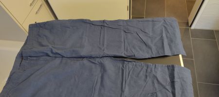 Damen Stoffhose Blau Gr. 56 bpc bonprix