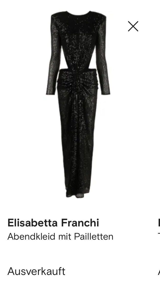 Franchi Vestiti: Elisabetta Franchi Abendkleid mit Pailletten – Nuovo (secondo la descrizione) da Küssnacht am Rigi venduto da anihihi 8