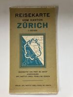Reisekarte vom Kanton Zürich 1 : 150 000