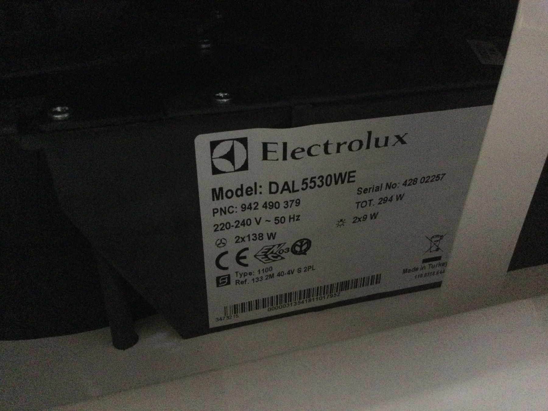 Electrolux Dampfabzug: Electrolux Dampfabzug – Neu (gemäss Beschreibung) aus Winterthur von  2
