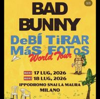 1x 18 luglio 2026 Bad Bunny World Tour
